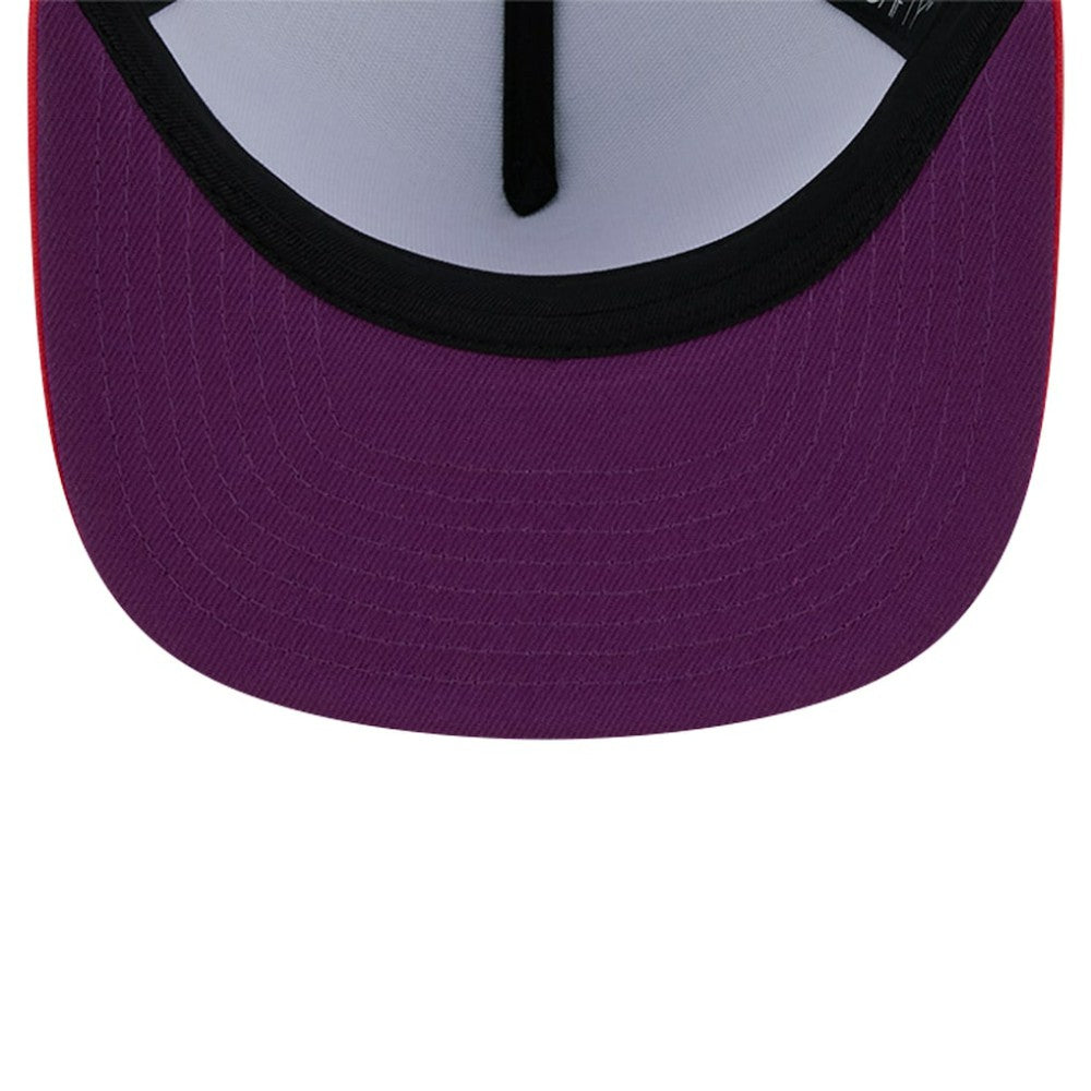 San Francisco Giants New Era Neon Horizon A-Frame Trucker 9FIFTY Snapback Hat - Red Hats