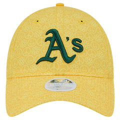 Athletics New Era Women's Don't Worry 9TWENTY Adjustable Hat - Gold Hats