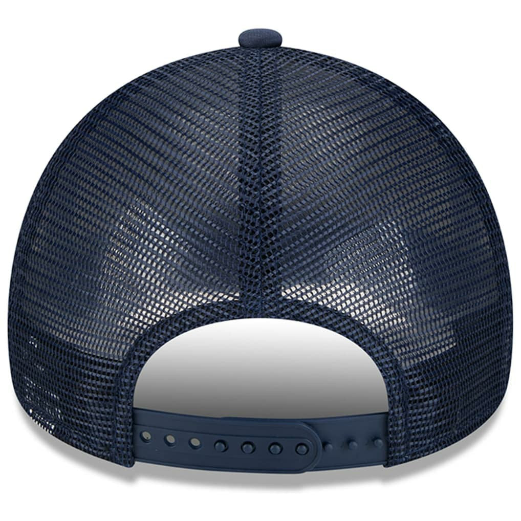 New York Giants New Era Retro Wordmark A-Frame 9FORTY Adjustable Hat - White/Royal Hats