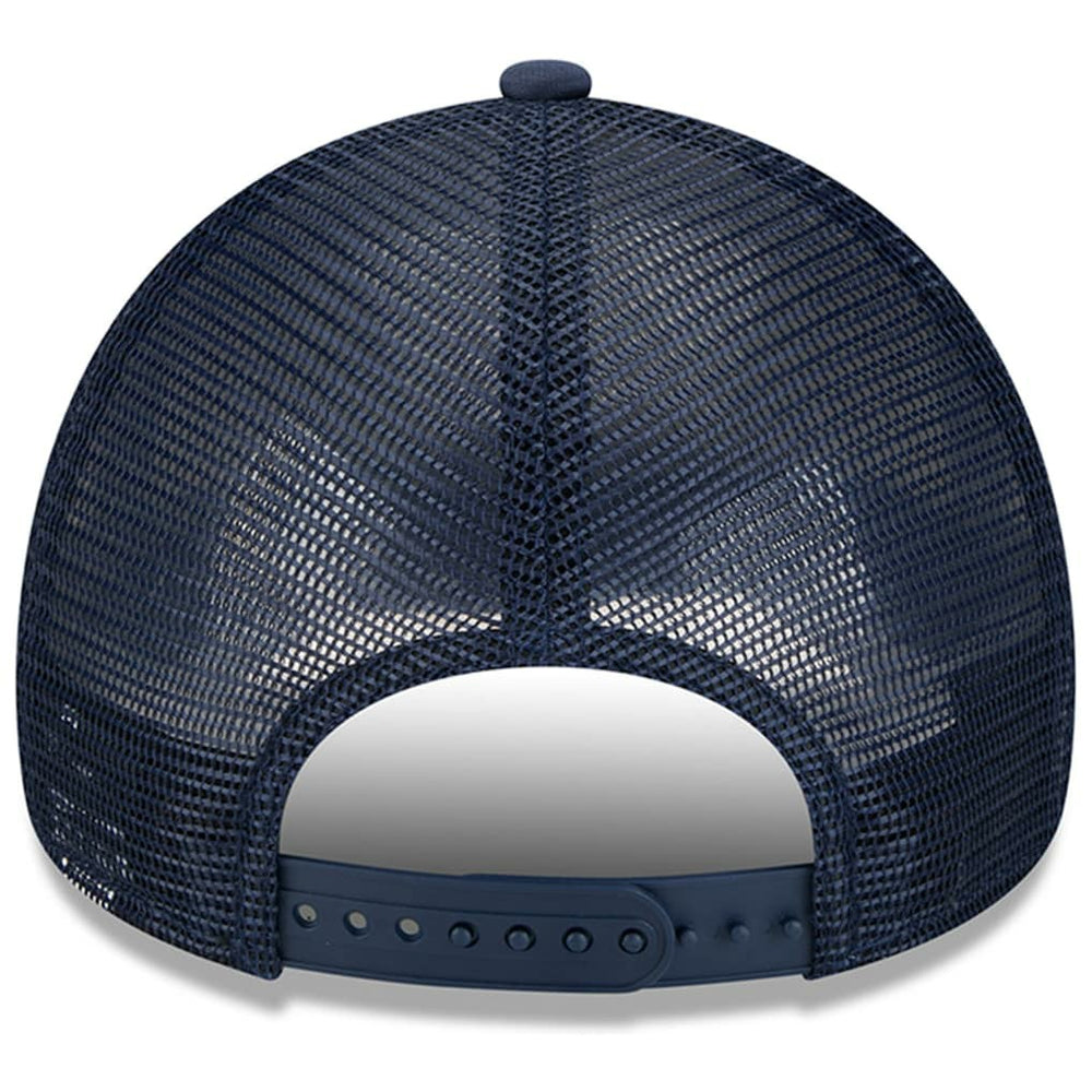 New York Giants New Era Retro Wordmark A-Frame 9FORTY Adjustable Hat - White/Royal Hats