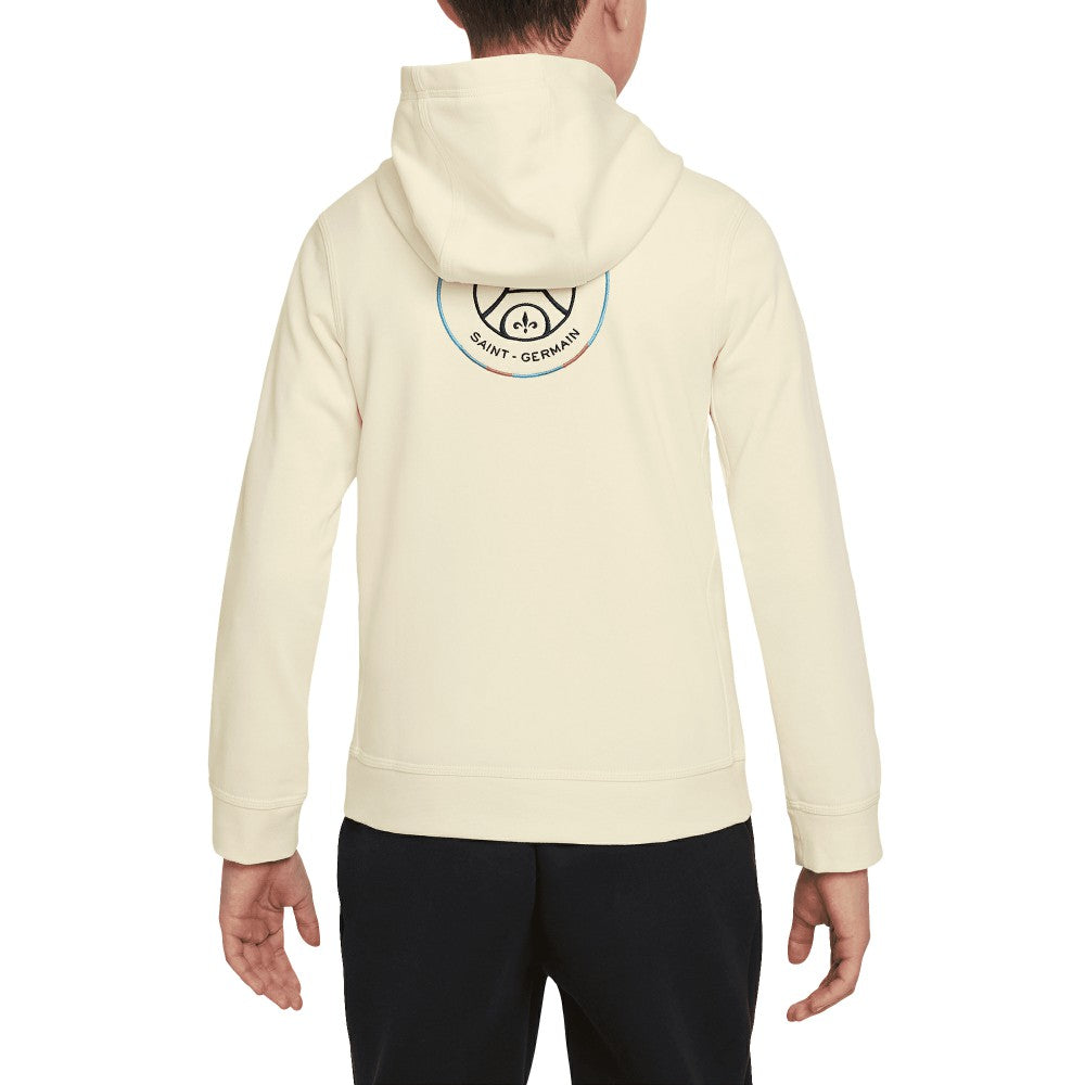 Paris Saint-Germain Youth Club Pullover Hoodie Cream - Nike cheap