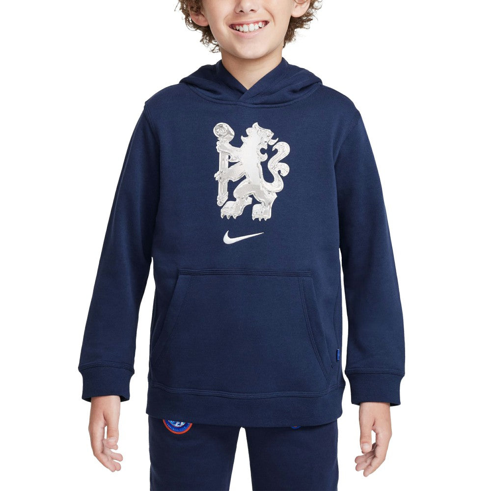 Chelsea Youth Club Pullover Hoodie Navy - Nike for sale
