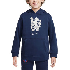 Chelsea Youth Club Pullover Hoodie Navy - Nike for sale