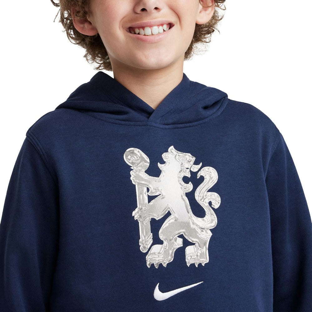 Chelsea Youth Club Pullover Hoodie Navy - Nike for sale