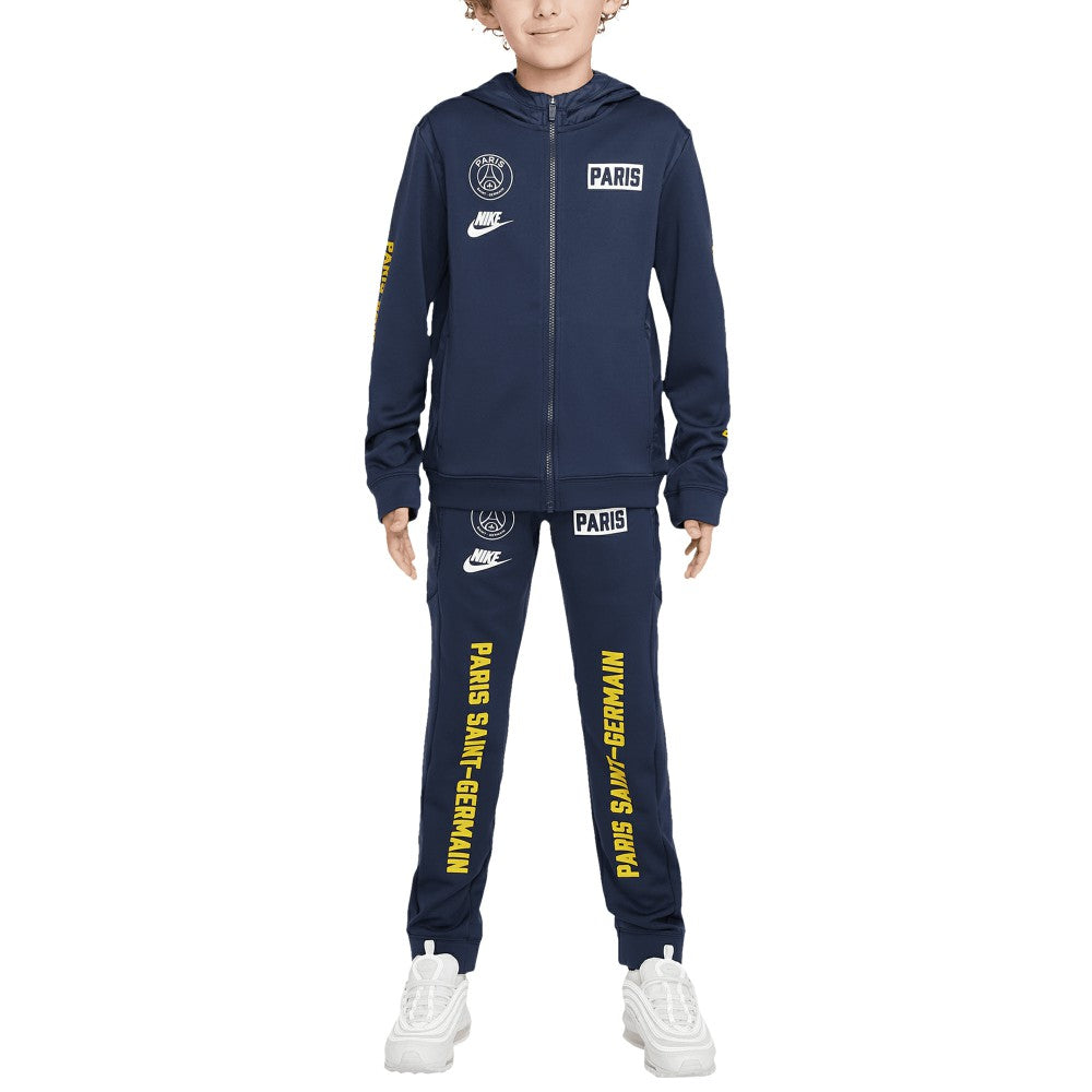 Paris Saint-Germain Youth Woven Track Suit Navy - Nike on sale