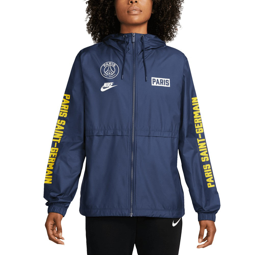 Paris Saint-Germain Women's Essential Woven Full-Zip Jacket Navy - Nike online