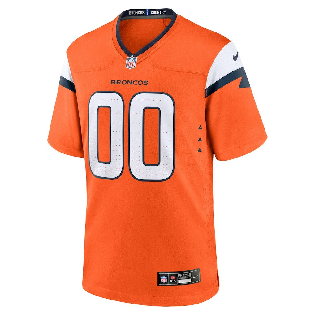 Denver Broncos Mile High Collection Custom Game Jersey - Orange Jerseys
