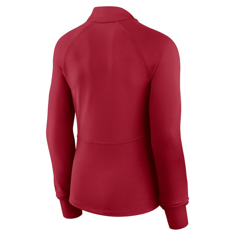 San Francisco 49ers Women's Elements Quarter-Zip Jacket - Scarlet Jackets