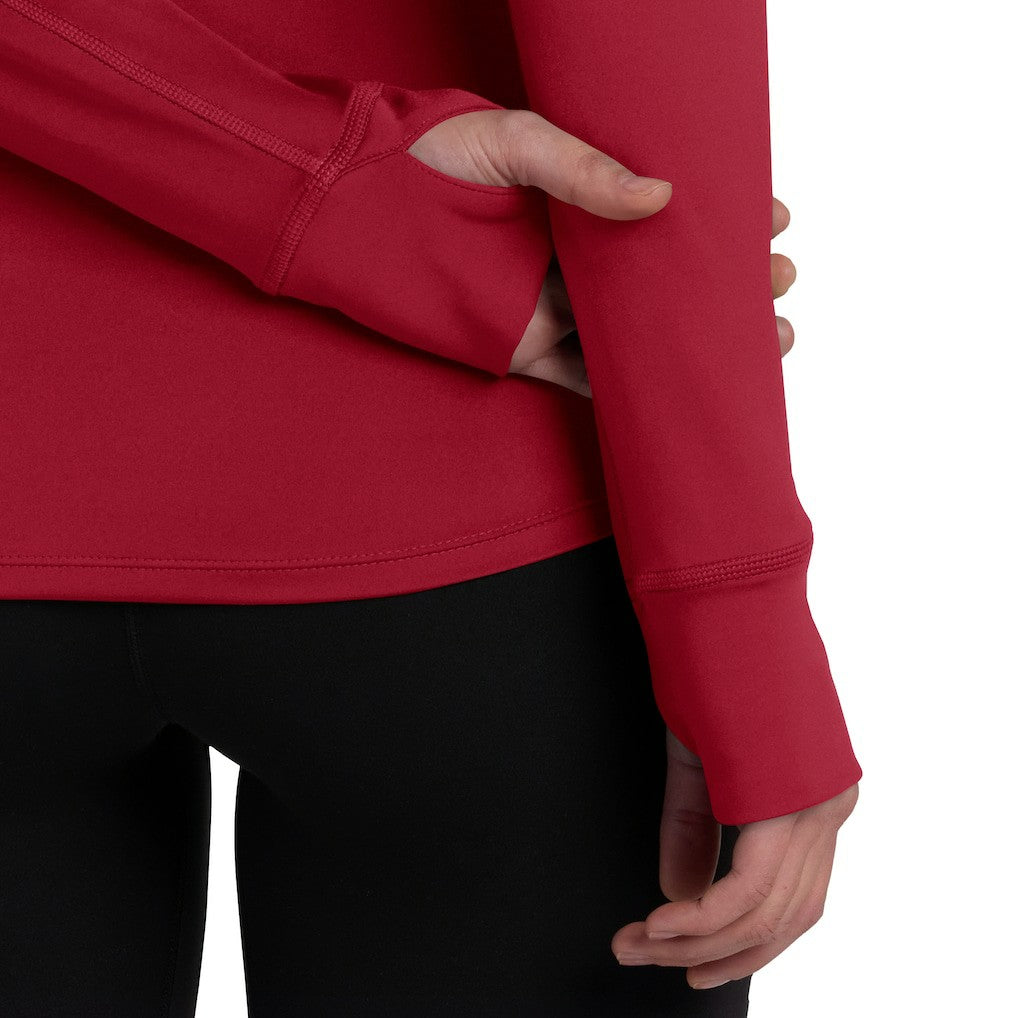 San Francisco 49ers Women's Elements Quarter-Zip Jacket - Scarlet Jackets