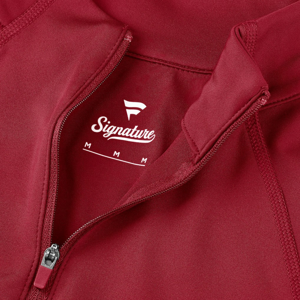 San Francisco 49ers Women's Elements Quarter-Zip Jacket - Scarlet Jackets
