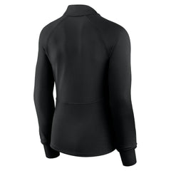 Cincinnati Bengals Women's Elements Raglan Quarter-Zip Jacket - Black Jackets