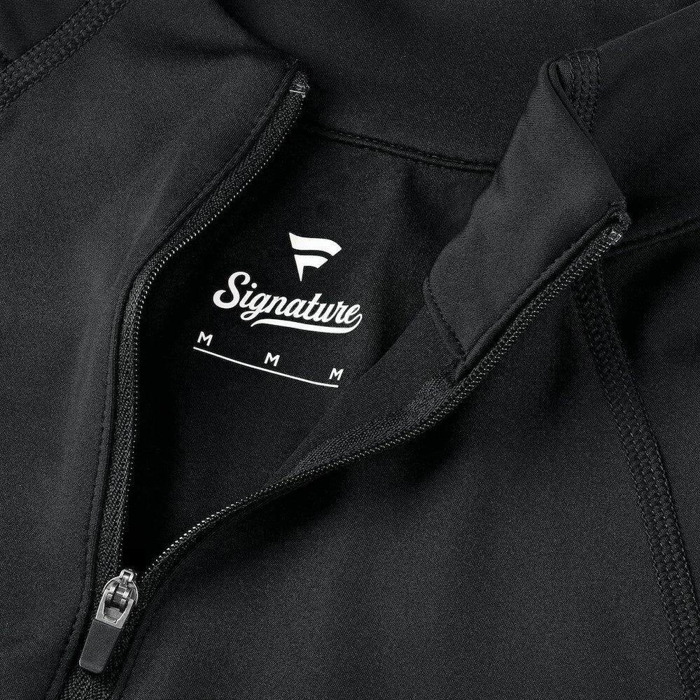 Cincinnati Bengals Women's Elements Raglan Quarter-Zip Jacket - Black Jackets
