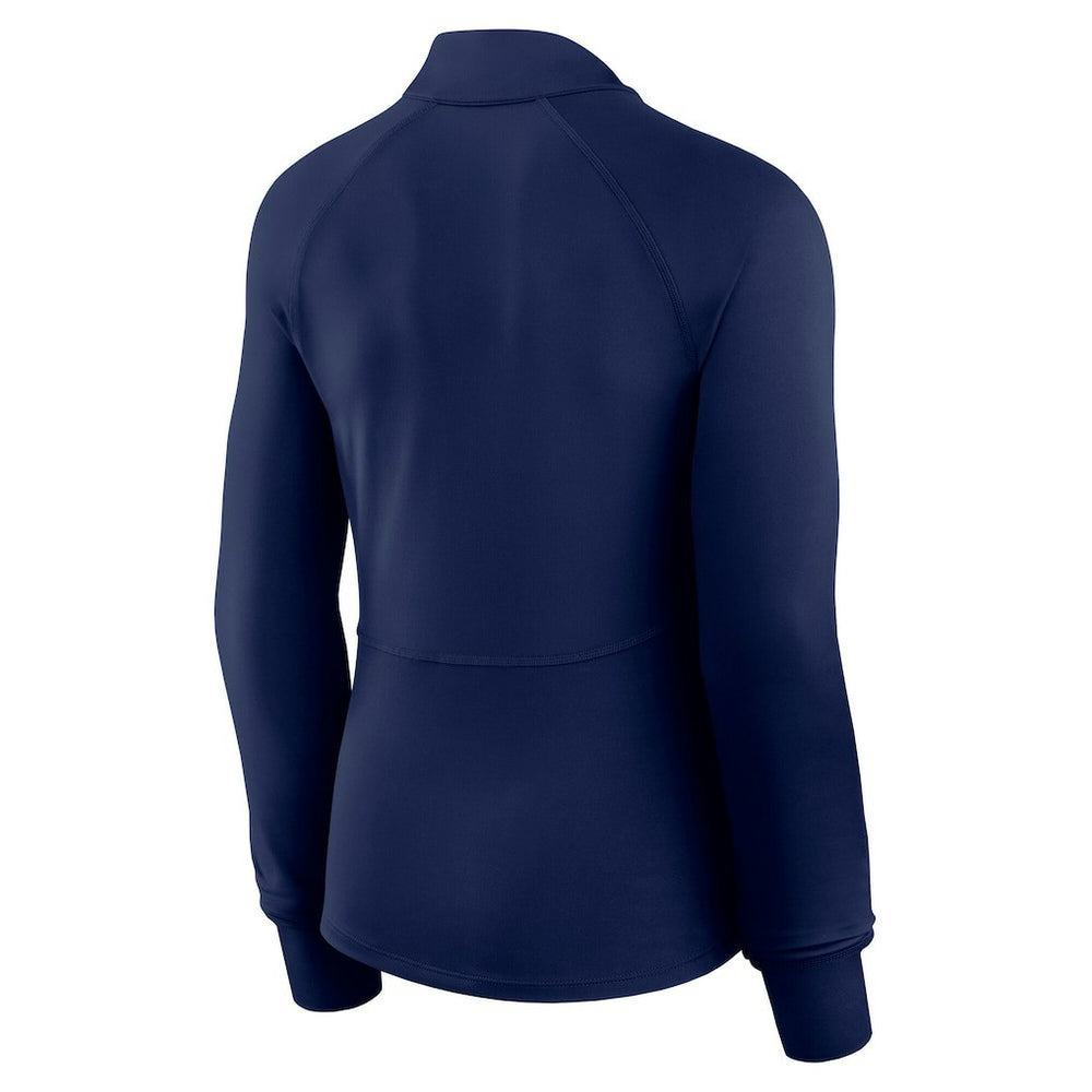 Dallas Cowboys Women's Elements Quarter-Zip Jacket - Navy Jackets