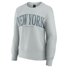 New York Giants Women's Elements Pullover Sweatshirt - Gray Pullover