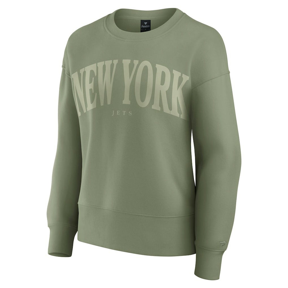 New York Jets Women's Elements Pullover Sweatshirt - Green Pullover