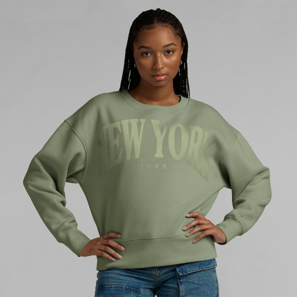 New York Jets Women's Elements Pullover Sweatshirt - Green Pullover