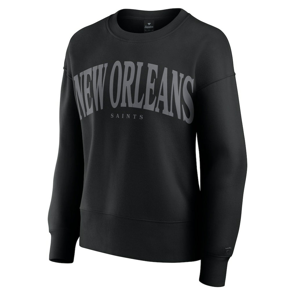 New Orleans Saints Women's Elements Pullover Sweatshirt - Black Pullover