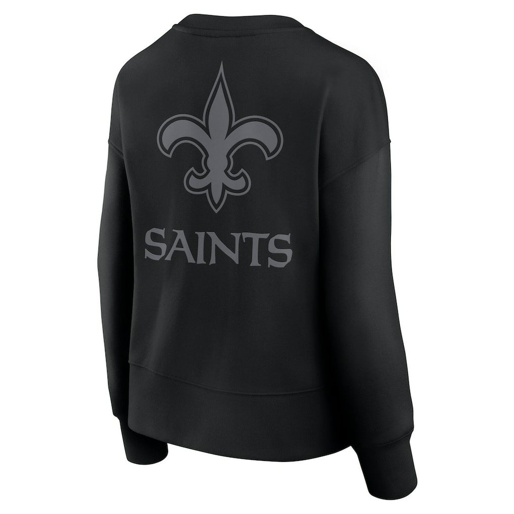 New Orleans Saints Women's Elements Pullover Sweatshirt - Black Pullover