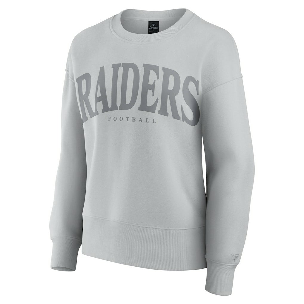 Las Vegas Raiders Women's Elements Pullover Sweatshirt - Gray Pullover