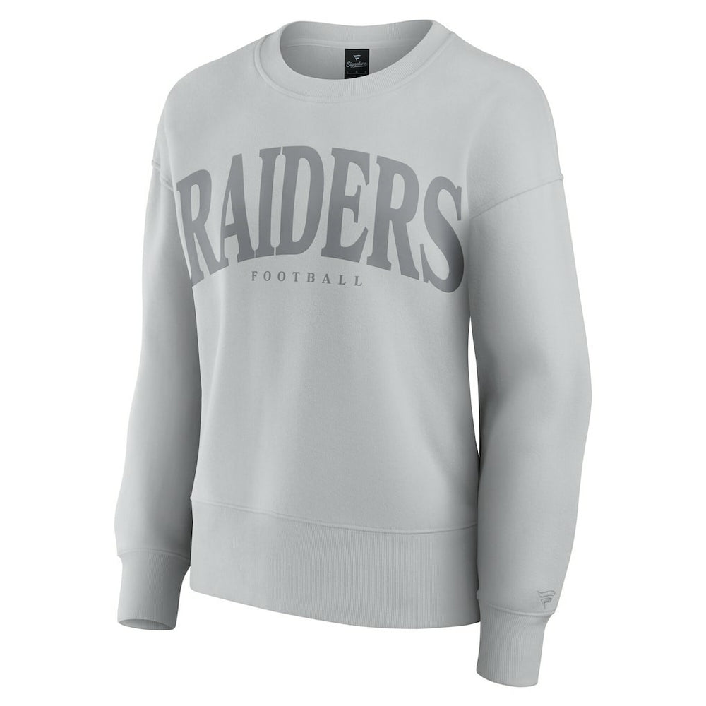 Las Vegas Raiders Women's Elements Pullover Sweatshirt - Gray Pullover