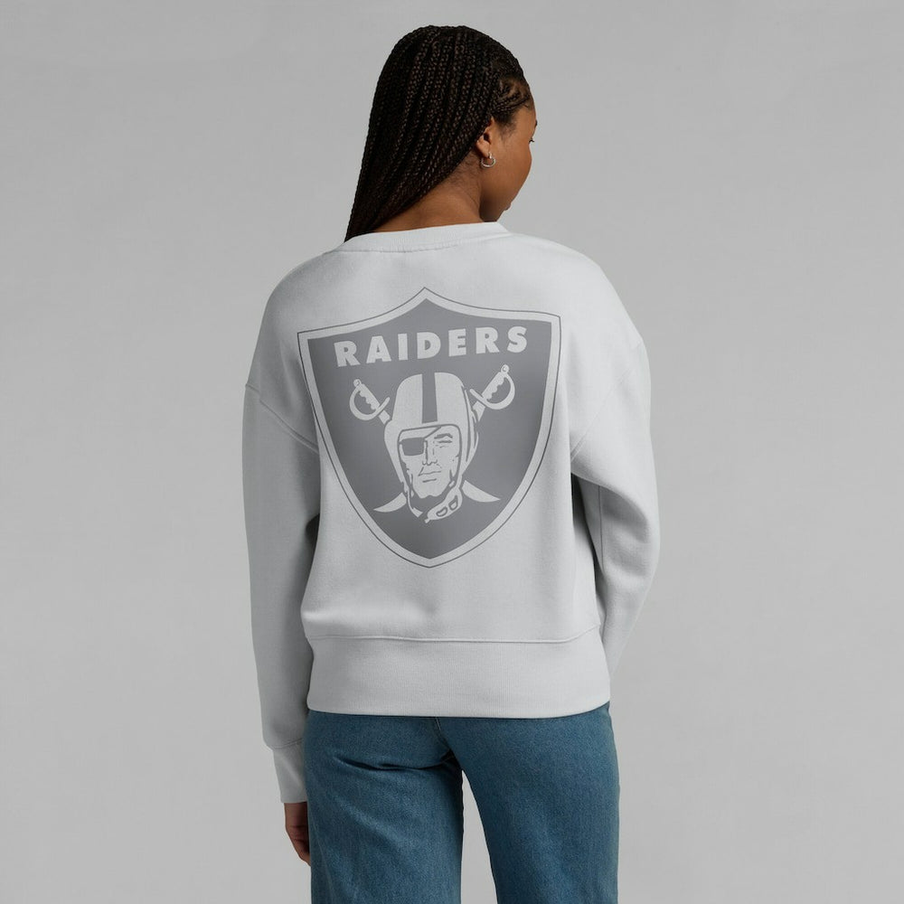Las Vegas Raiders Women's Elements Pullover Sweatshirt - Gray Pullover