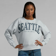 Seattle Seahawks Women's Elements Pullover Sweatshirt - Gray Pullover