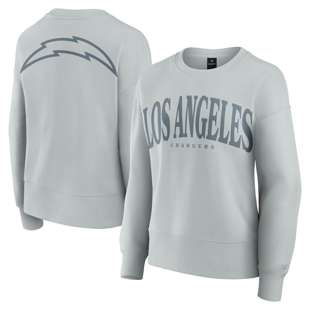 Los Angeles Chargers Women's Elements Pullover Sweatshirt - Gray Pullover