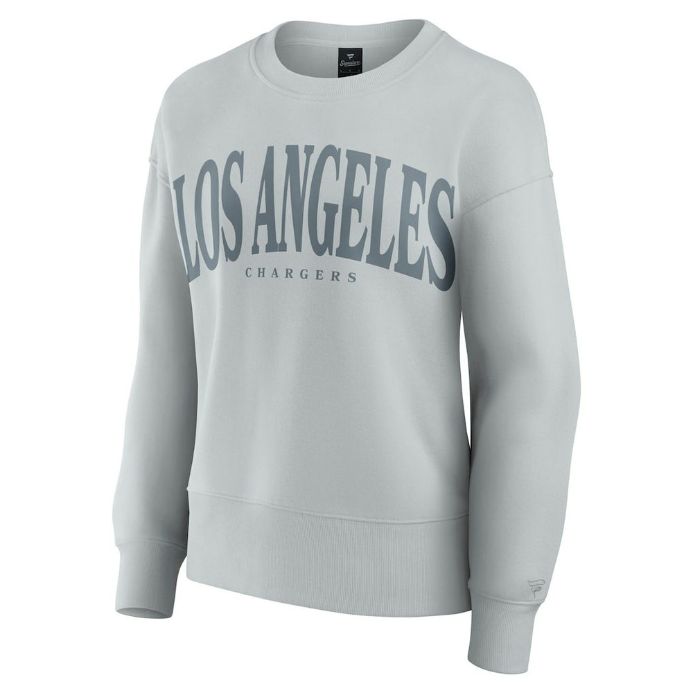 Los Angeles Chargers Women's Elements Pullover Sweatshirt - Gray Pullover