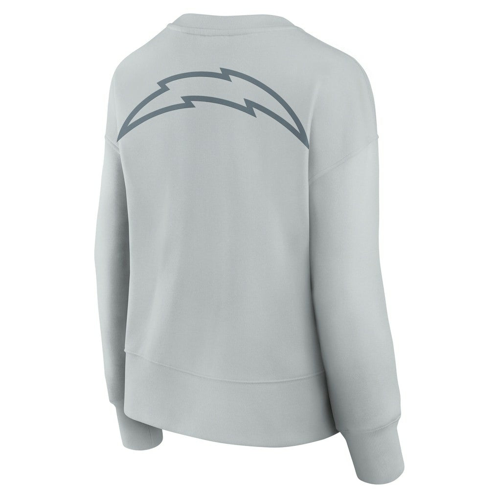 Los Angeles Chargers Women's Elements Pullover Sweatshirt - Gray Pullover