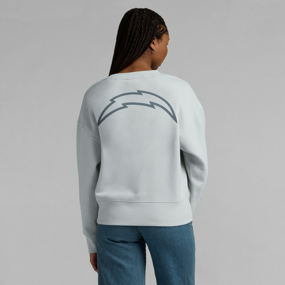 Los Angeles Chargers Women's Elements Pullover Sweatshirt - Gray Pullover