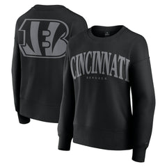 Cincinnati Bengals Women's Elements Pullover Sweatshirt - Black Pullover