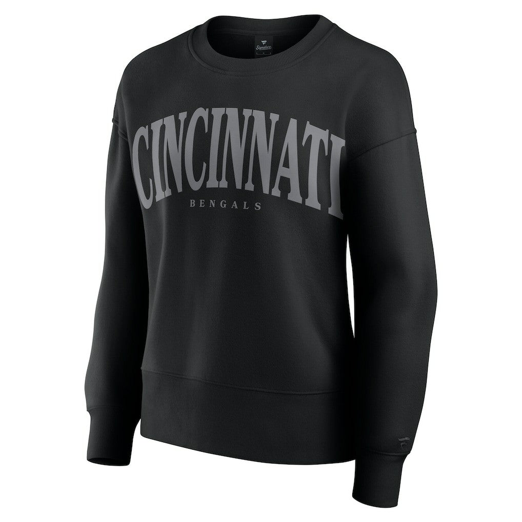 Cincinnati Bengals Women's Elements Pullover Sweatshirt - Black Pullover