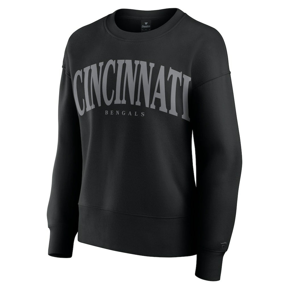 Cincinnati Bengals Women's Elements Pullover Sweatshirt - Black Pullover