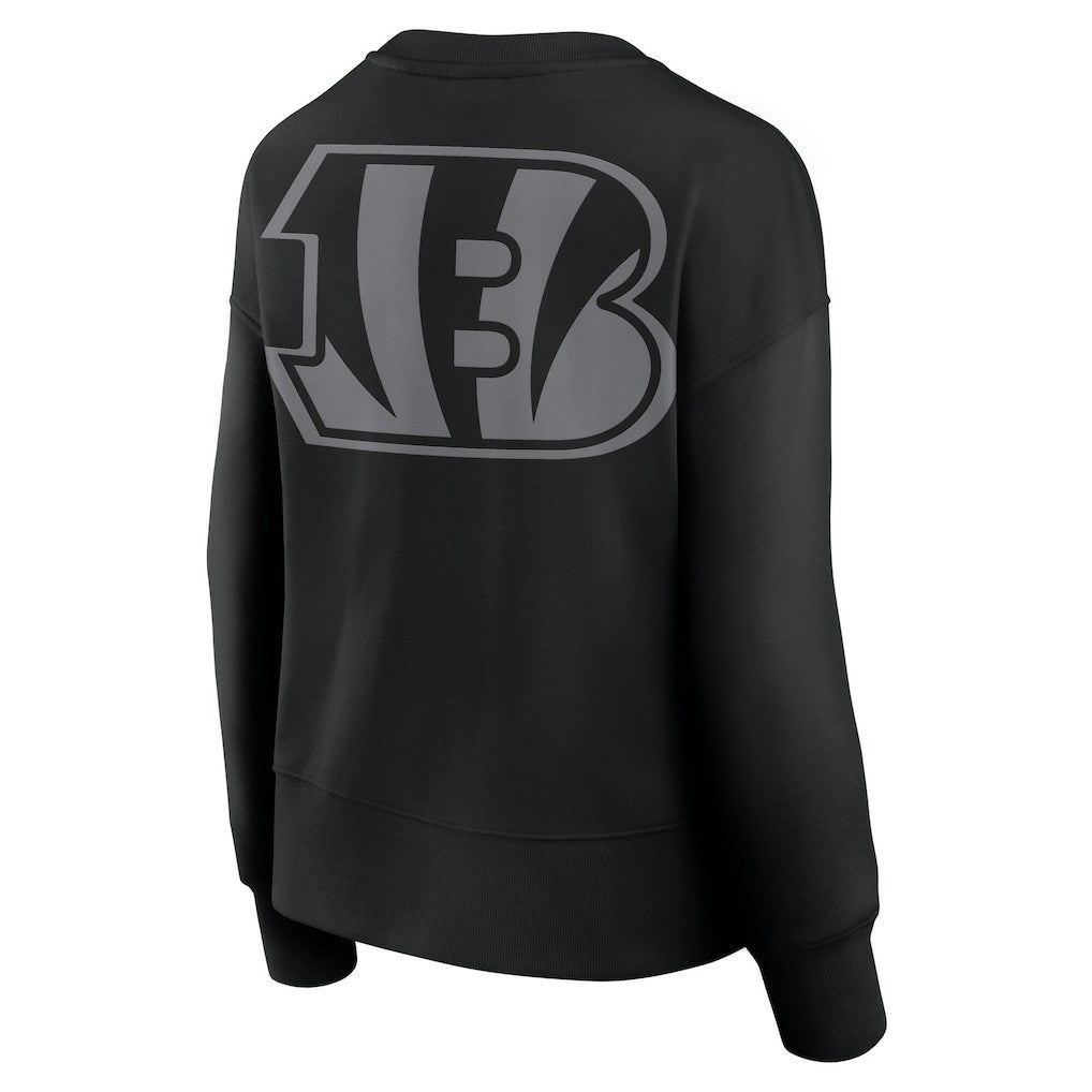 Cincinnati Bengals Women's Elements Pullover Sweatshirt - Black Pullover