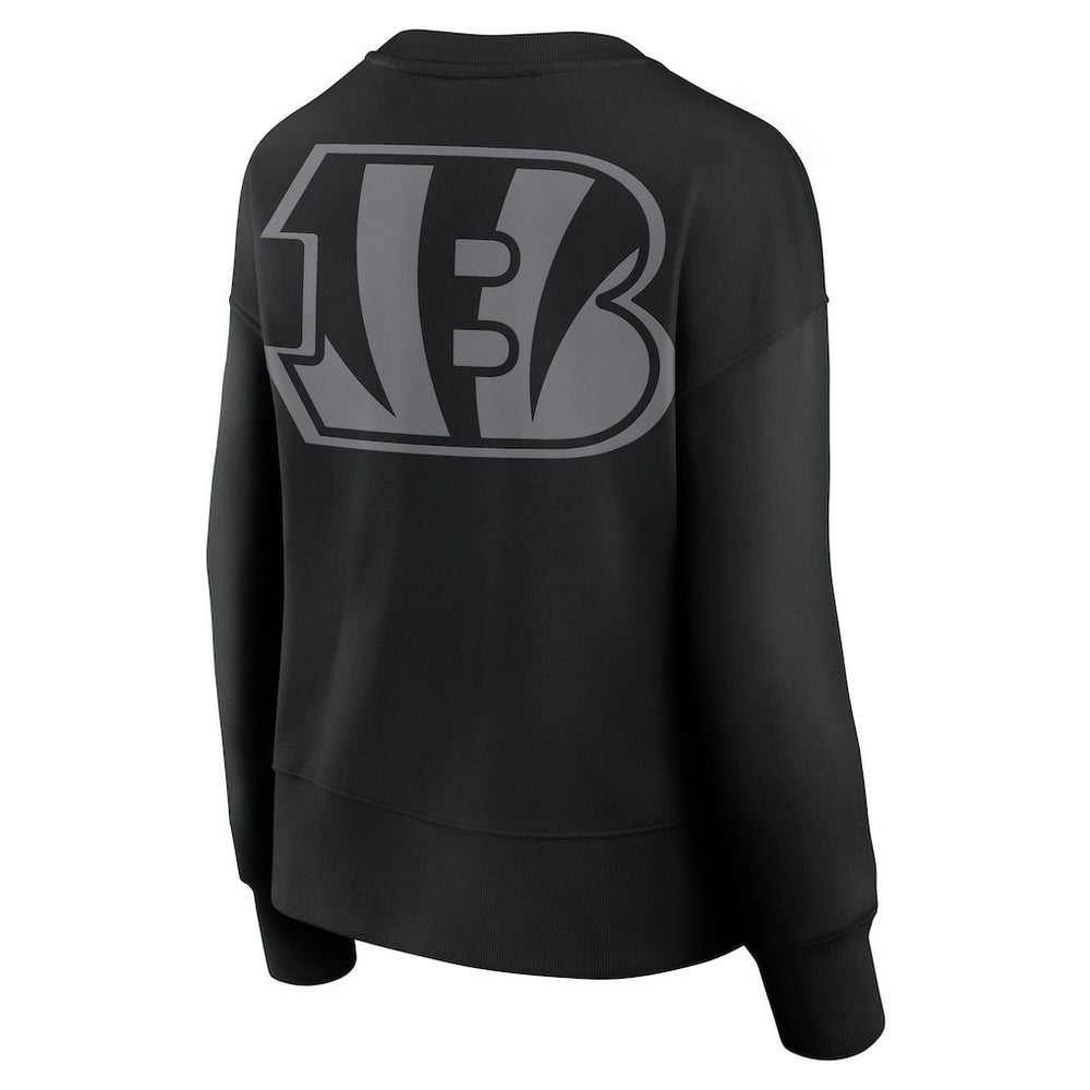 Cincinnati Bengals Women's Elements Pullover Sweatshirt - Black Pullover
