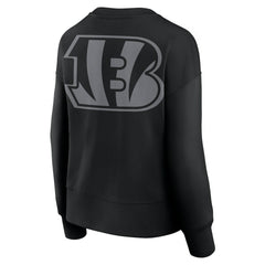 Cincinnati Bengals Women's Elements Pullover Sweatshirt - Black Pullover