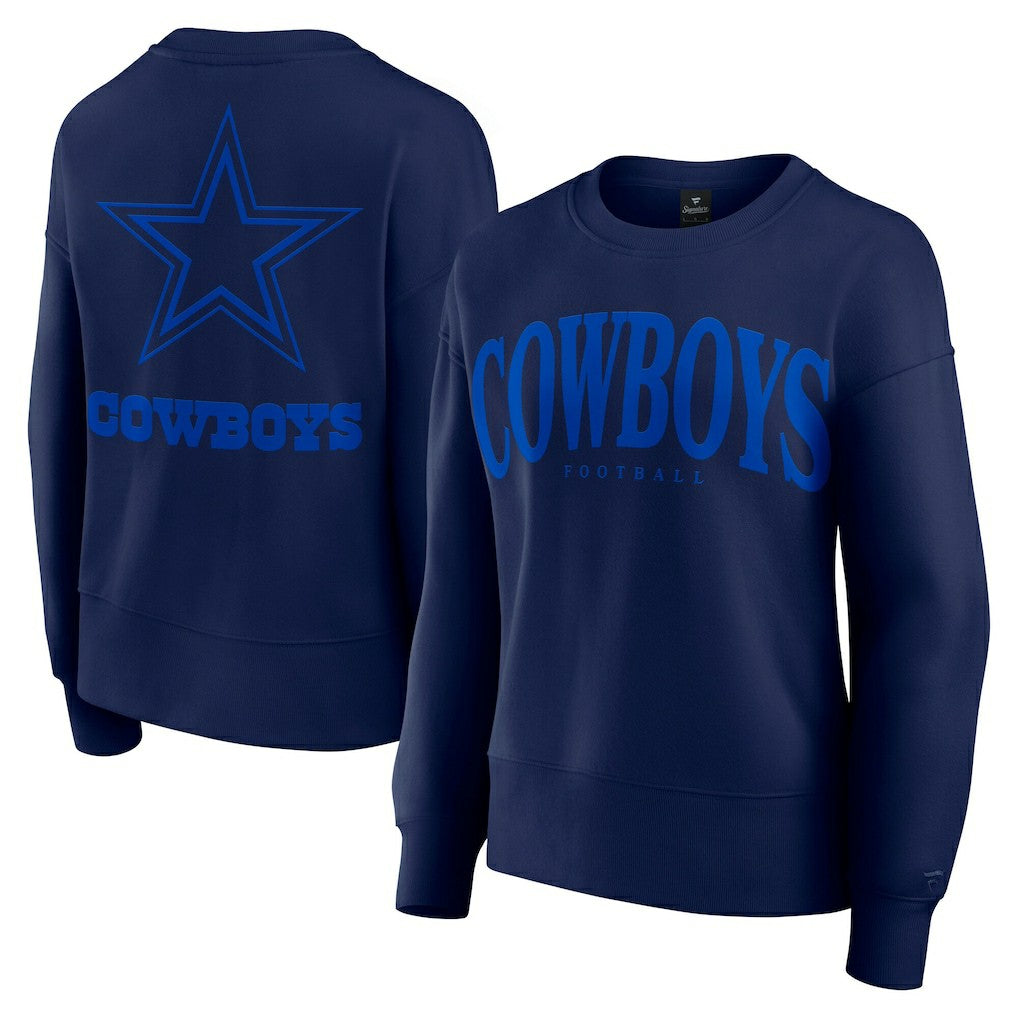 Dallas Cowboys Women's Elements Pullover Sweatshirt - Navy Pullover