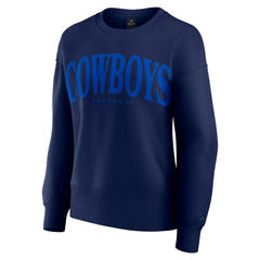 Dallas Cowboys Women's Elements Pullover Sweatshirt - Navy Pullover