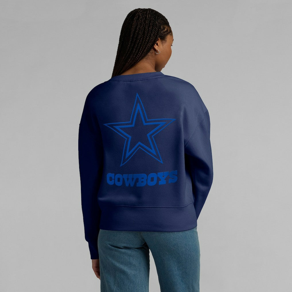 Dallas Cowboys Women's Elements Pullover Sweatshirt - Navy Pullover