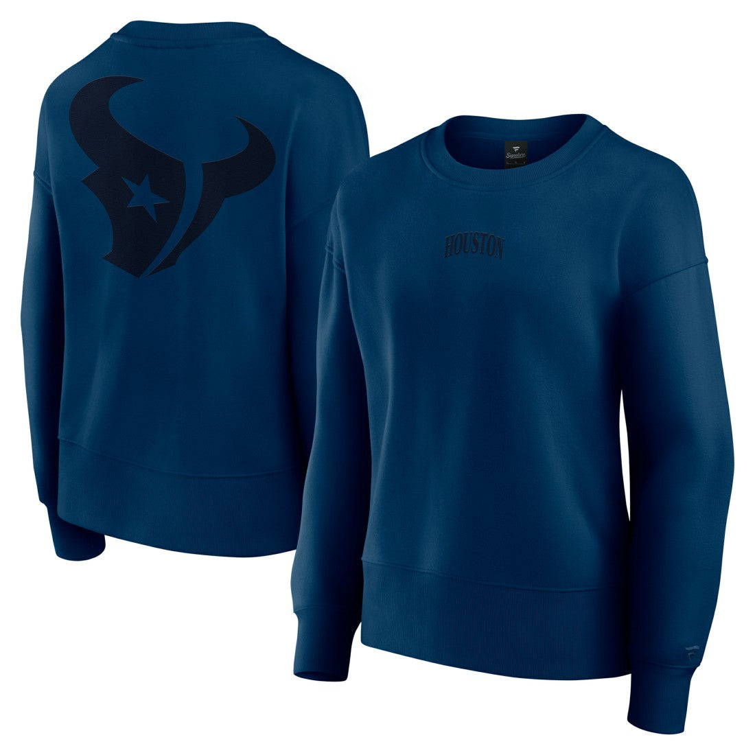 Houston Texans Women's Elements Pullover Sweatshirt - Navy Pullover