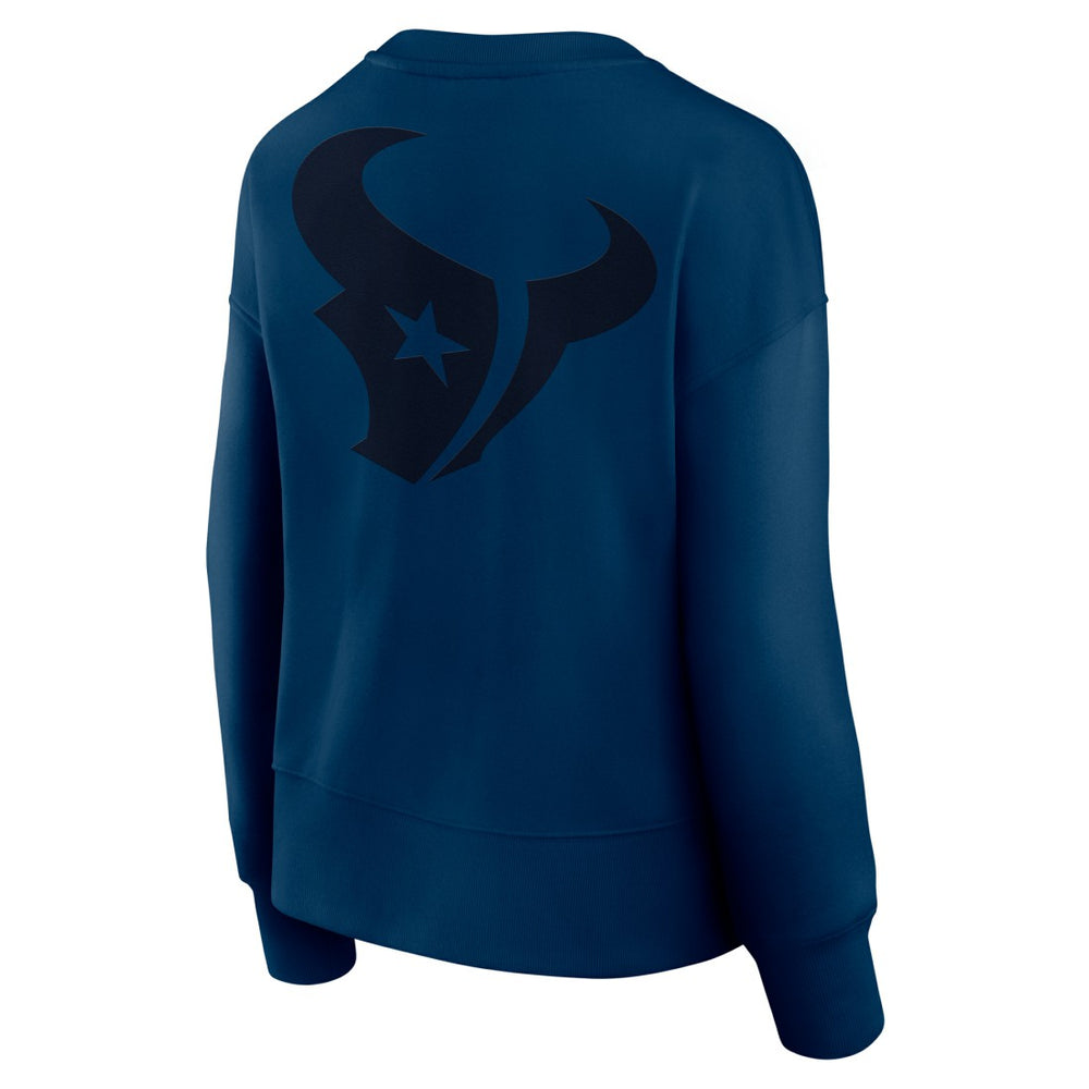 Houston Texans Women's Elements Pullover Sweatshirt - Navy Pullover