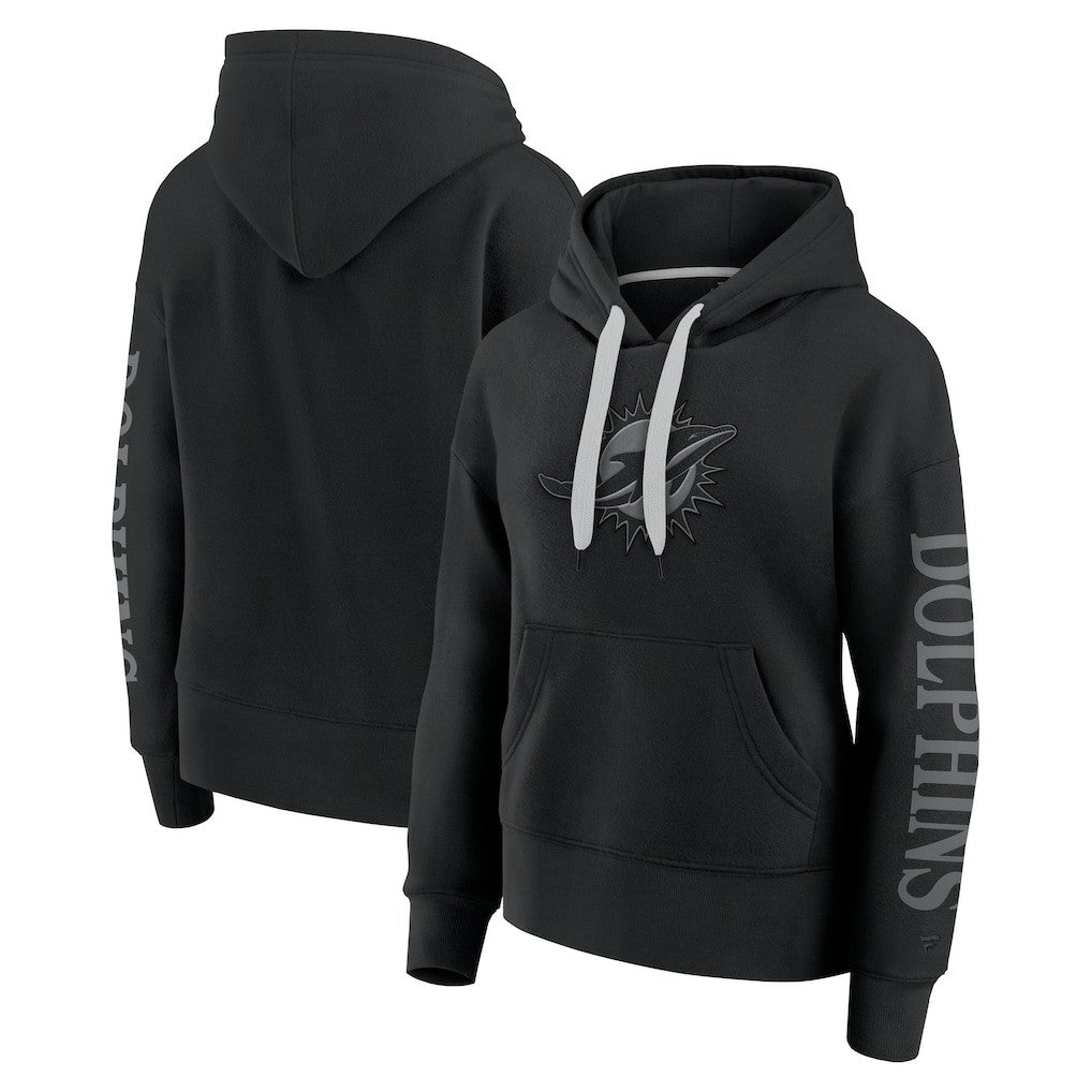 Miami Dolphins Women's Elements Next Pullover Hoodie - Black Hoodies