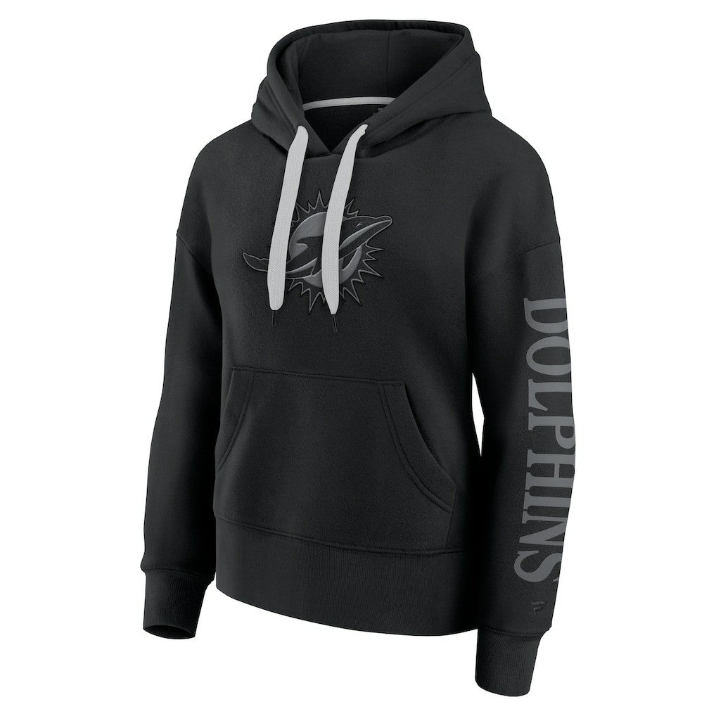 Miami Dolphins Women's Elements Next Pullover Hoodie - Black Hoodies