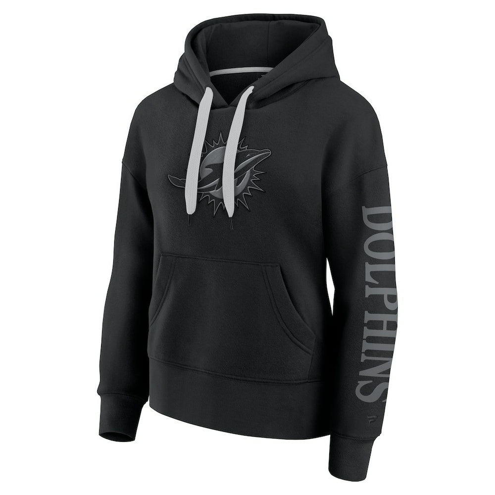 Miami Dolphins Women's Elements Next Pullover Hoodie - Black Hoodies