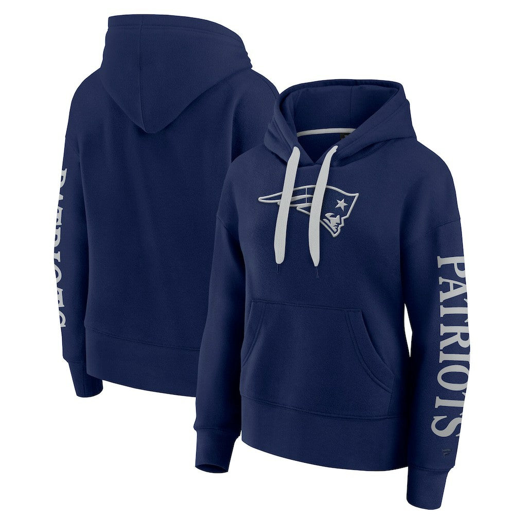New England Patriots Women's Elements Next Pullover Hoodie - Navy Hoodies