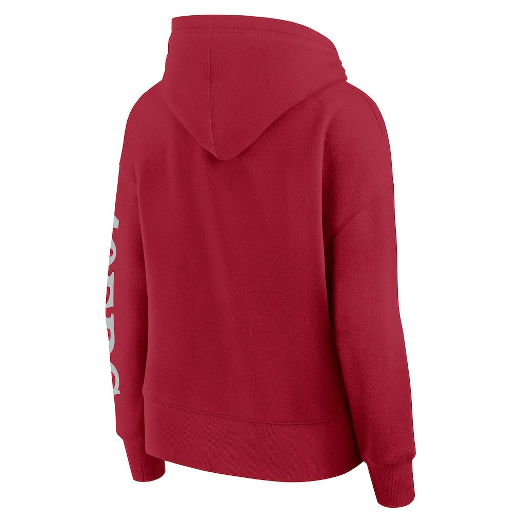San Francisco 49ers Women's Elements Next Pullover Hoodie - Scarlet Hoodies