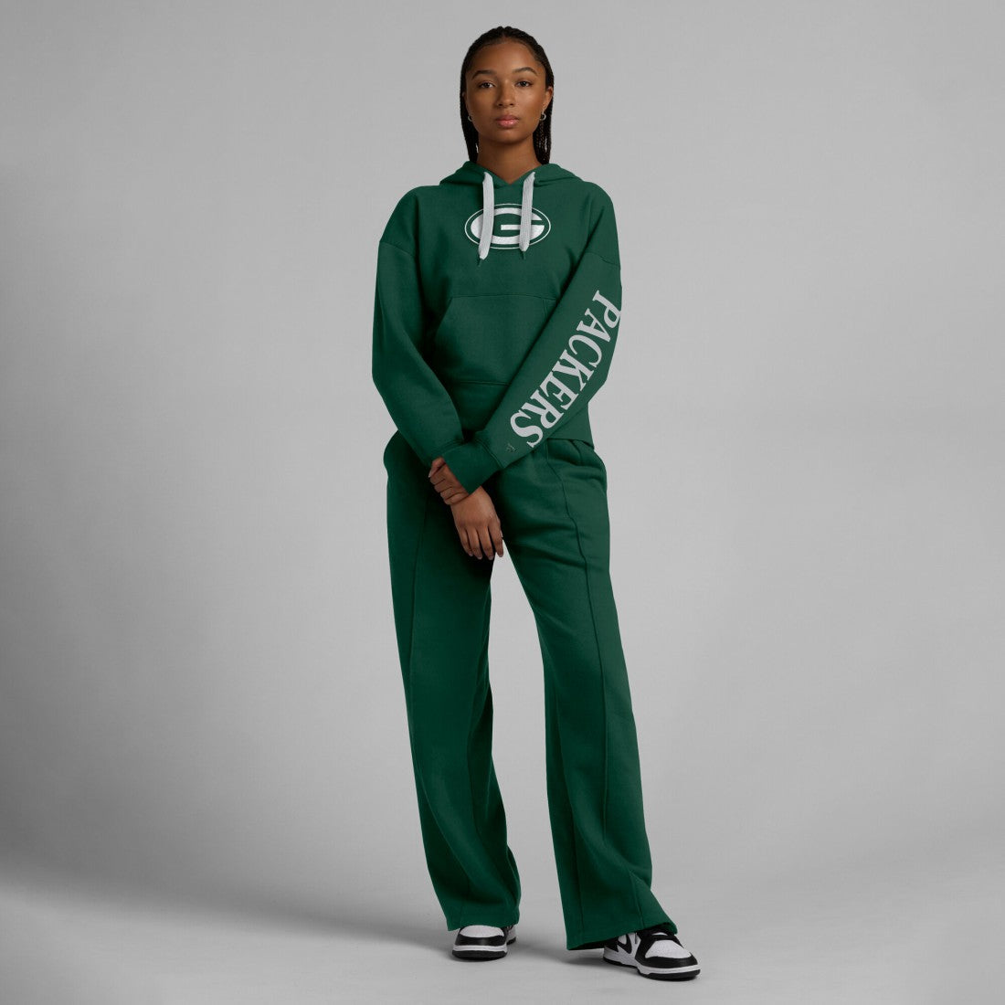 Green Bay Packers Women's Elements Next Pullover Hoodie - Green Hoodies
