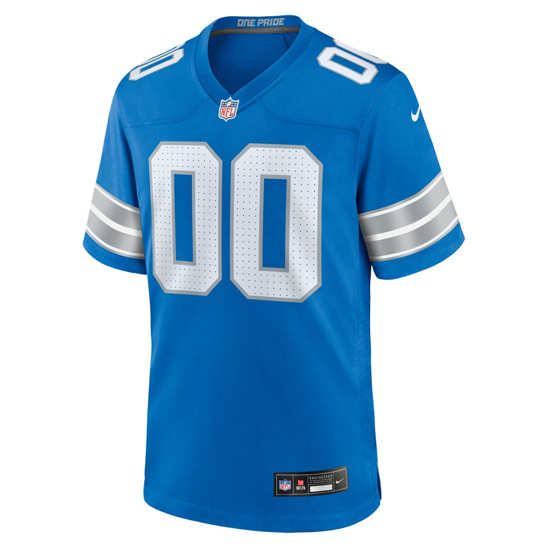 Detroit Lions Custom Game Jersey - Blue Jerseys