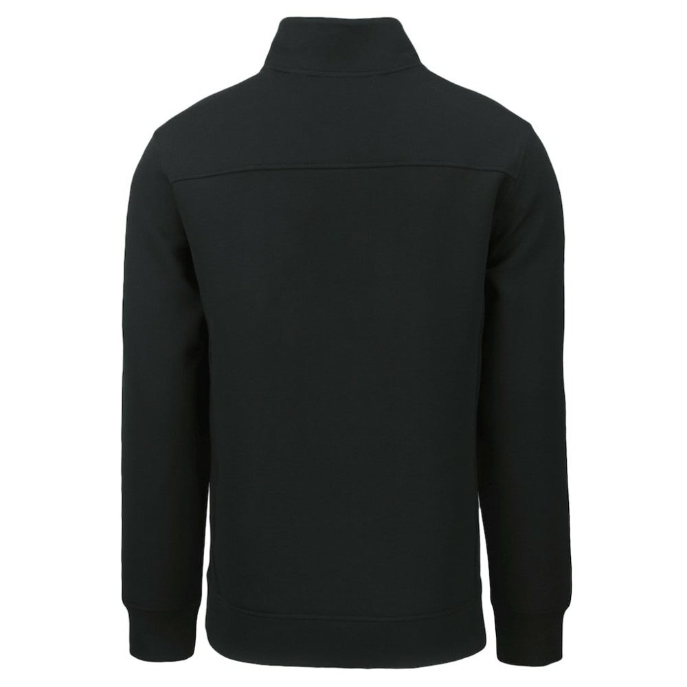 Athletics Cutter & Buck Cooperstown Collection Roam Eco Recycled Quarter-Zip Pullover - Black Pullover