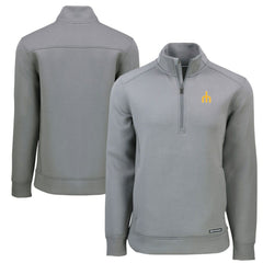 Seattle Mariners Cutter & Buck Cooperstown Collection Roam Eco Recycled Quarter-Zip Pullover - Gray Pullover
